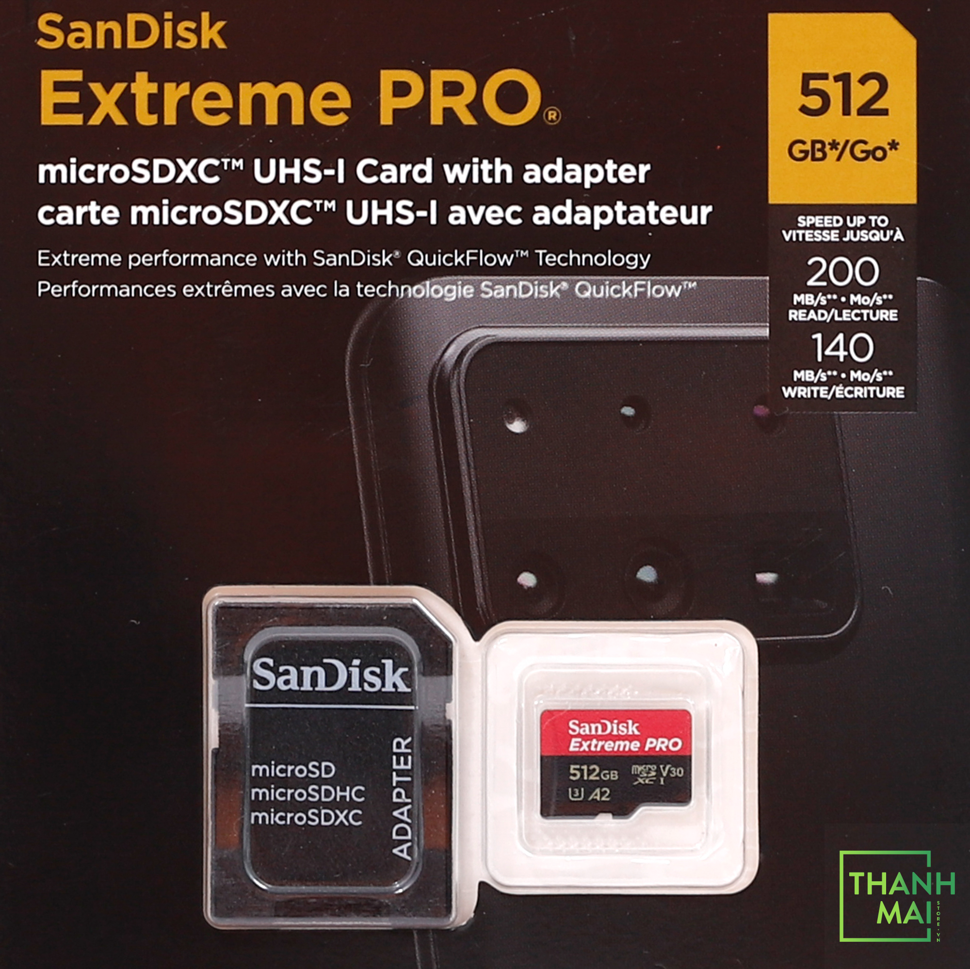 Nhớ Micro Sdxc Microsd Sandisk 512gb Thẻ Nhớ MicroSDXC SanDisk