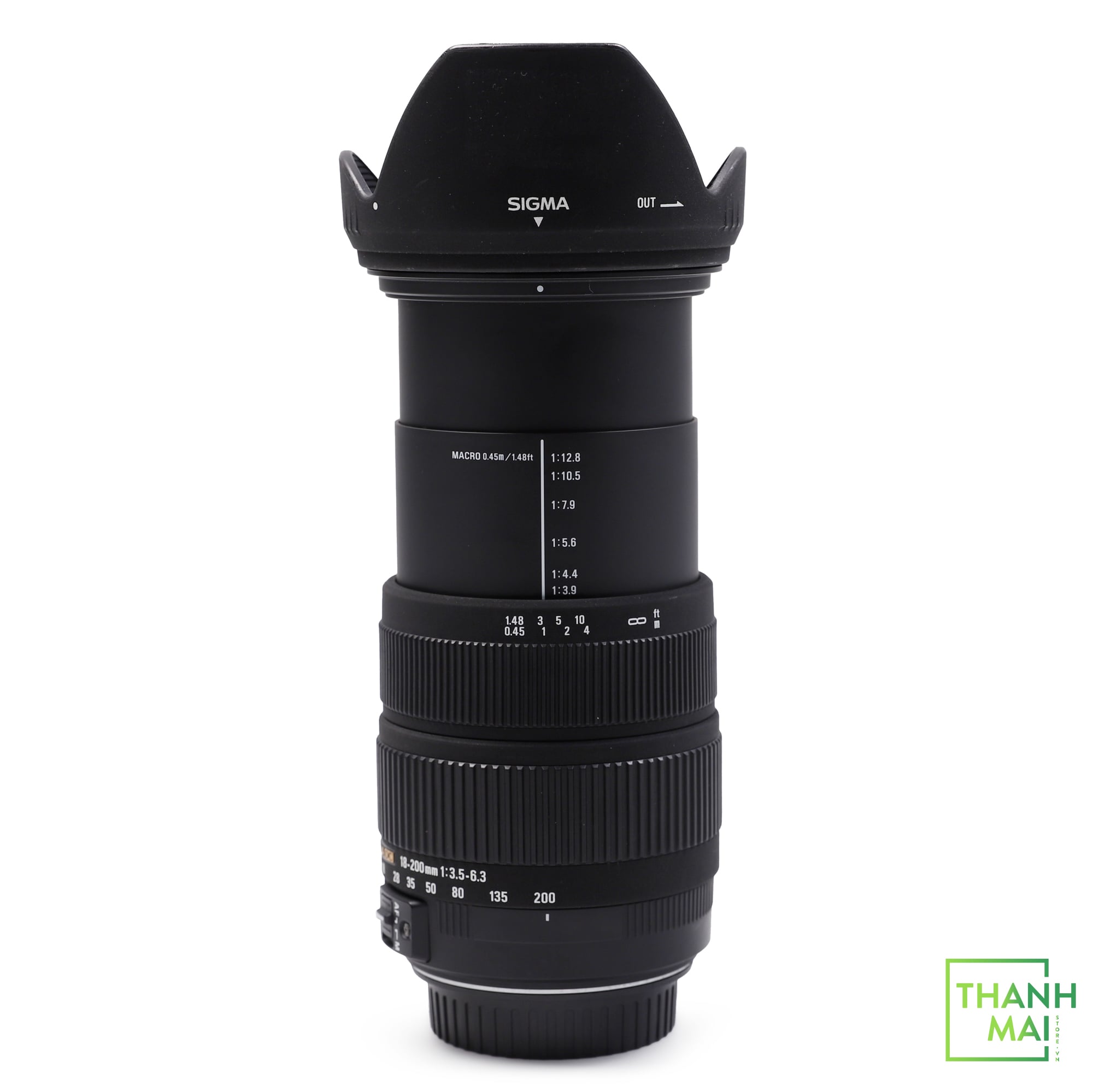 Ống Kính sigma 18-200mm F/3.5-6.3 DC OS For canon