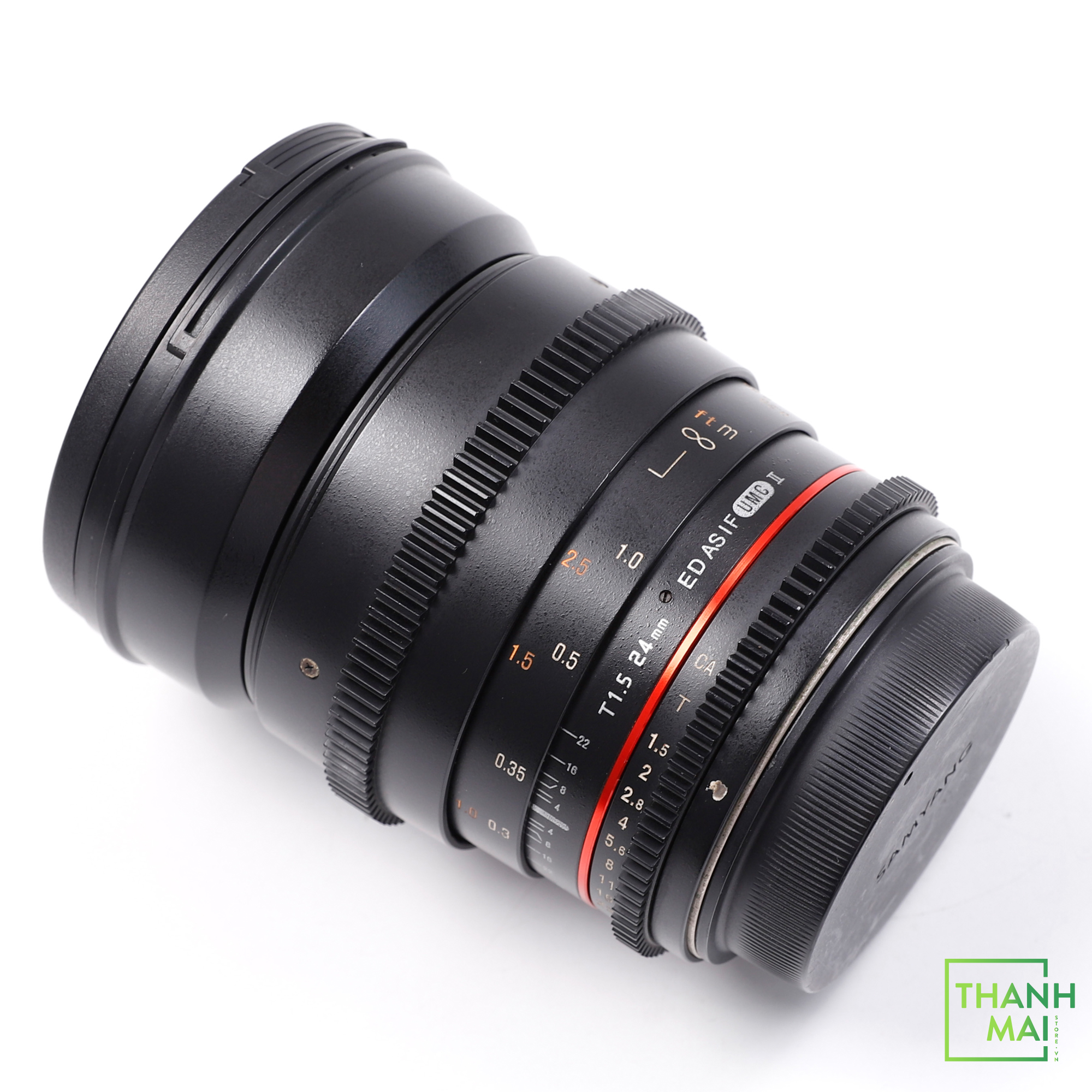 Ống Kính Samyang 24mm T1.5 VDSLR ED AS IF UMC II For Canon