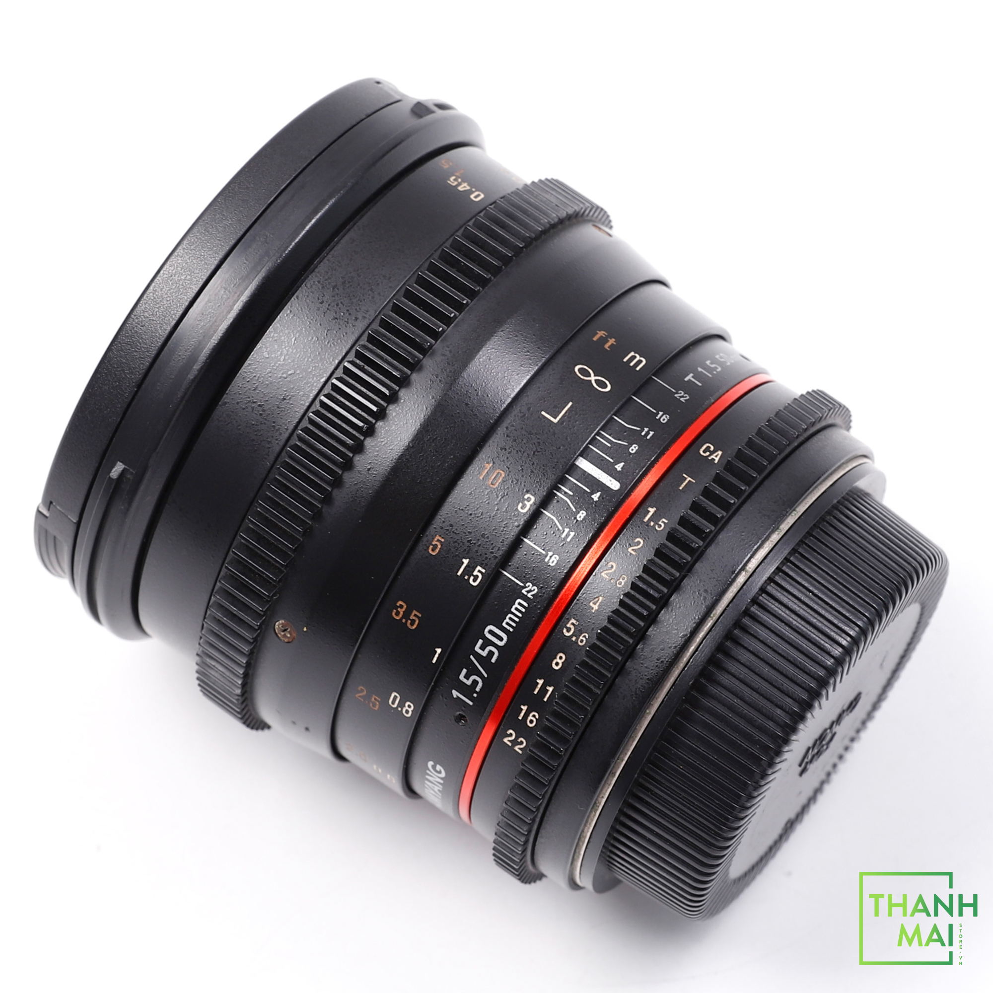 Ống kính Samyang 50mm T1.5 VDSLR AS UMC For Canon