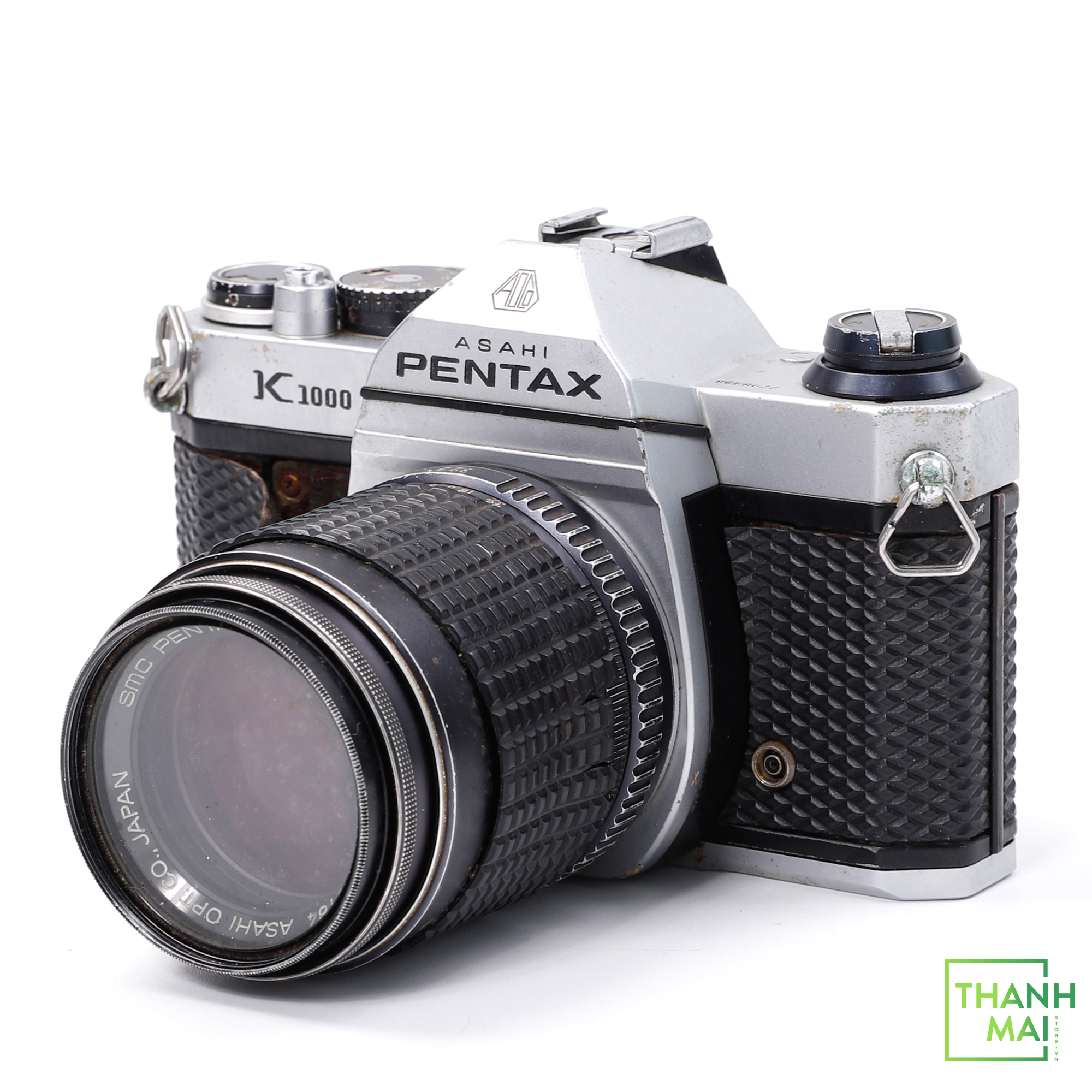 Máy ảnh Film Pentax ASAHI K1000 kèm Ống kính Pentax-M 135mm F3.5