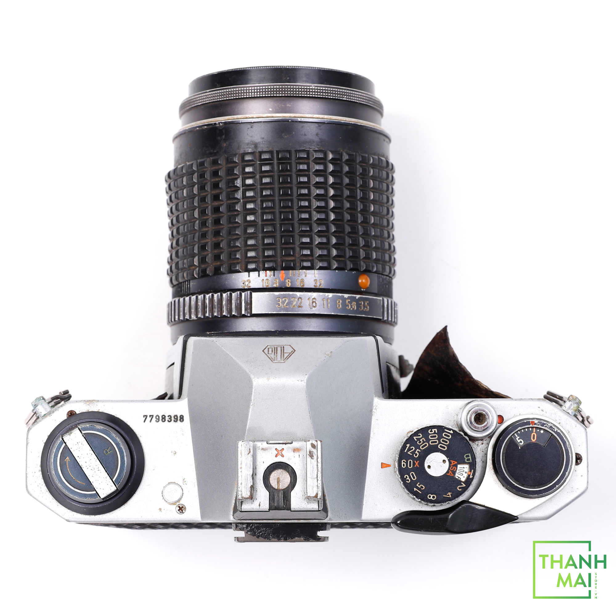 Máy ảnh Film Pentax ASAHI K1000 kèm Ống kính Pentax-M 135mm F3.5