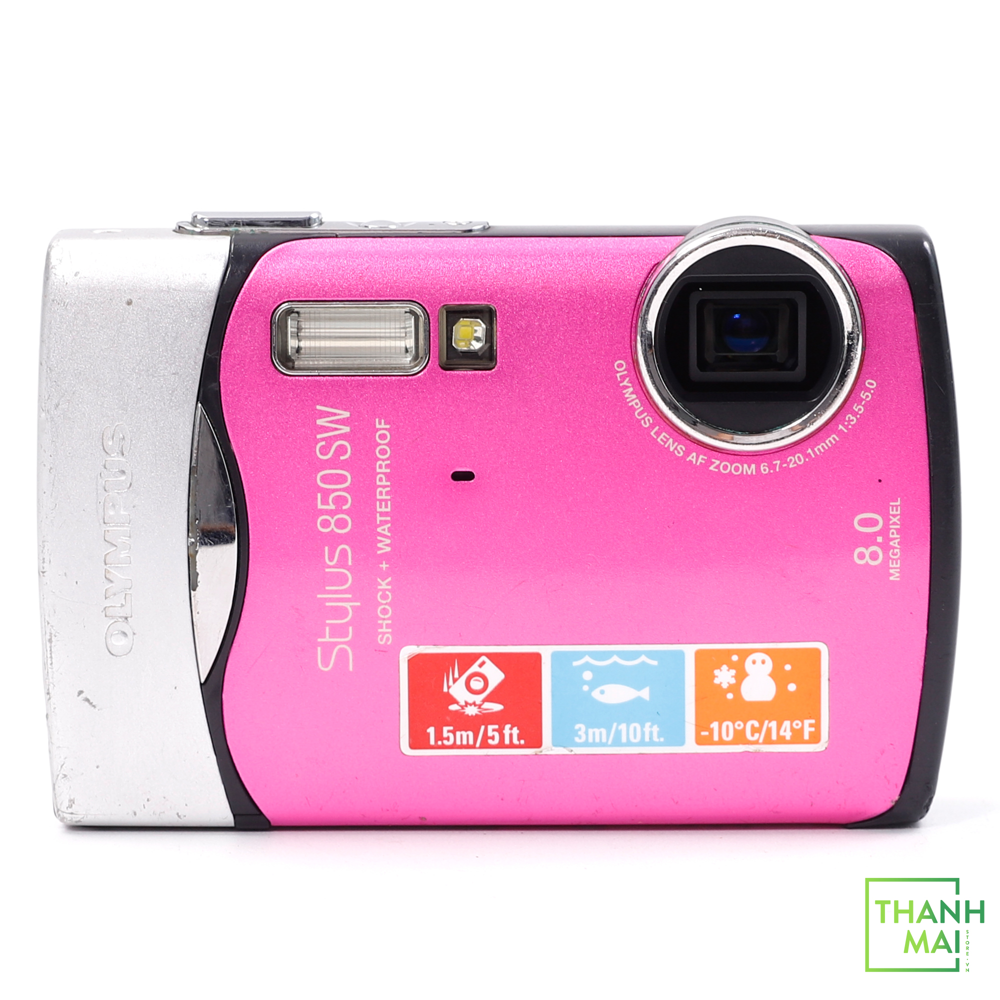 Máy ảnh Olympus Stylus 850 SW ( Pink ) - Thanh Mai Store