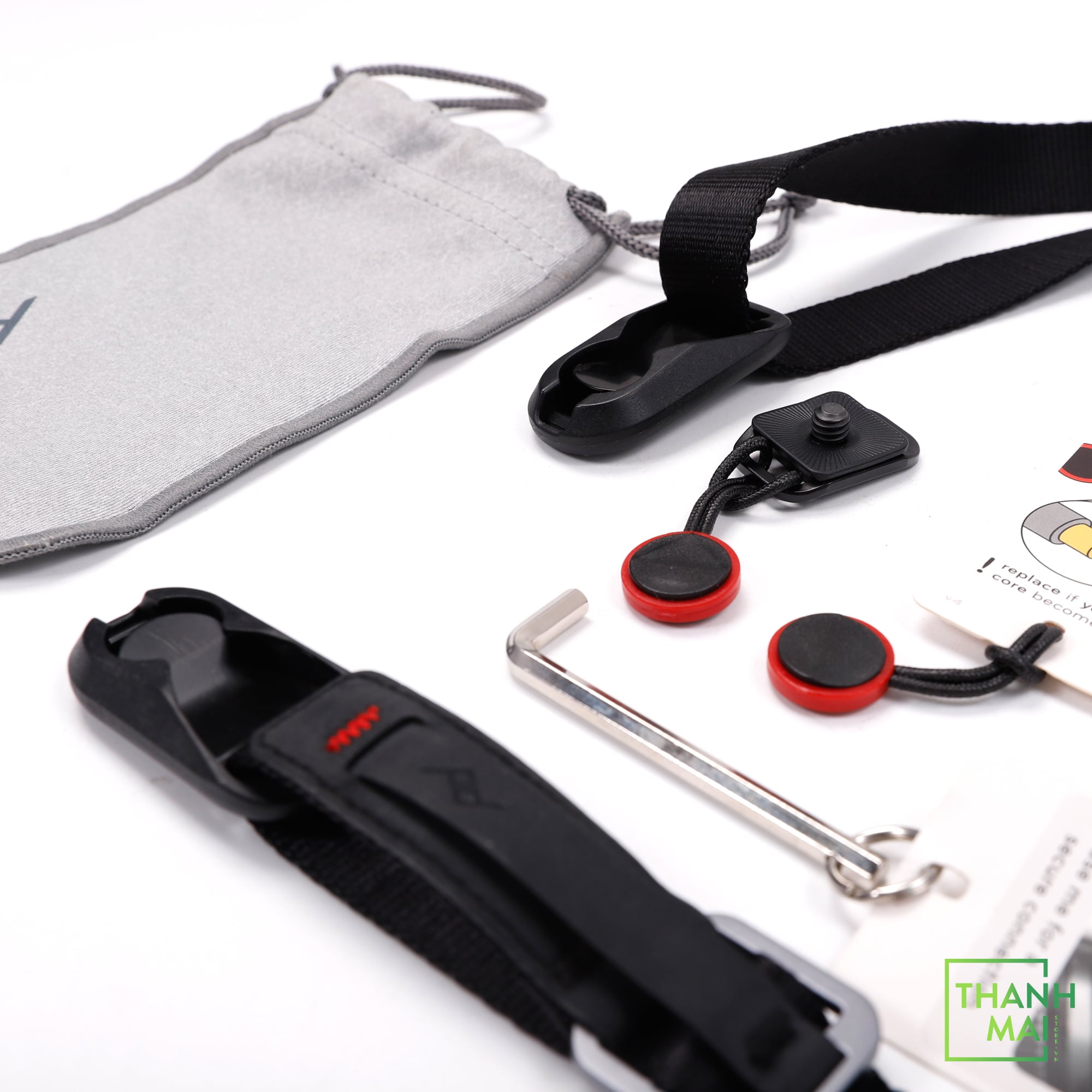 Dây đeo máy ảnh Peak Design Leash L-BL-3 ( Black ) | Chính hãng