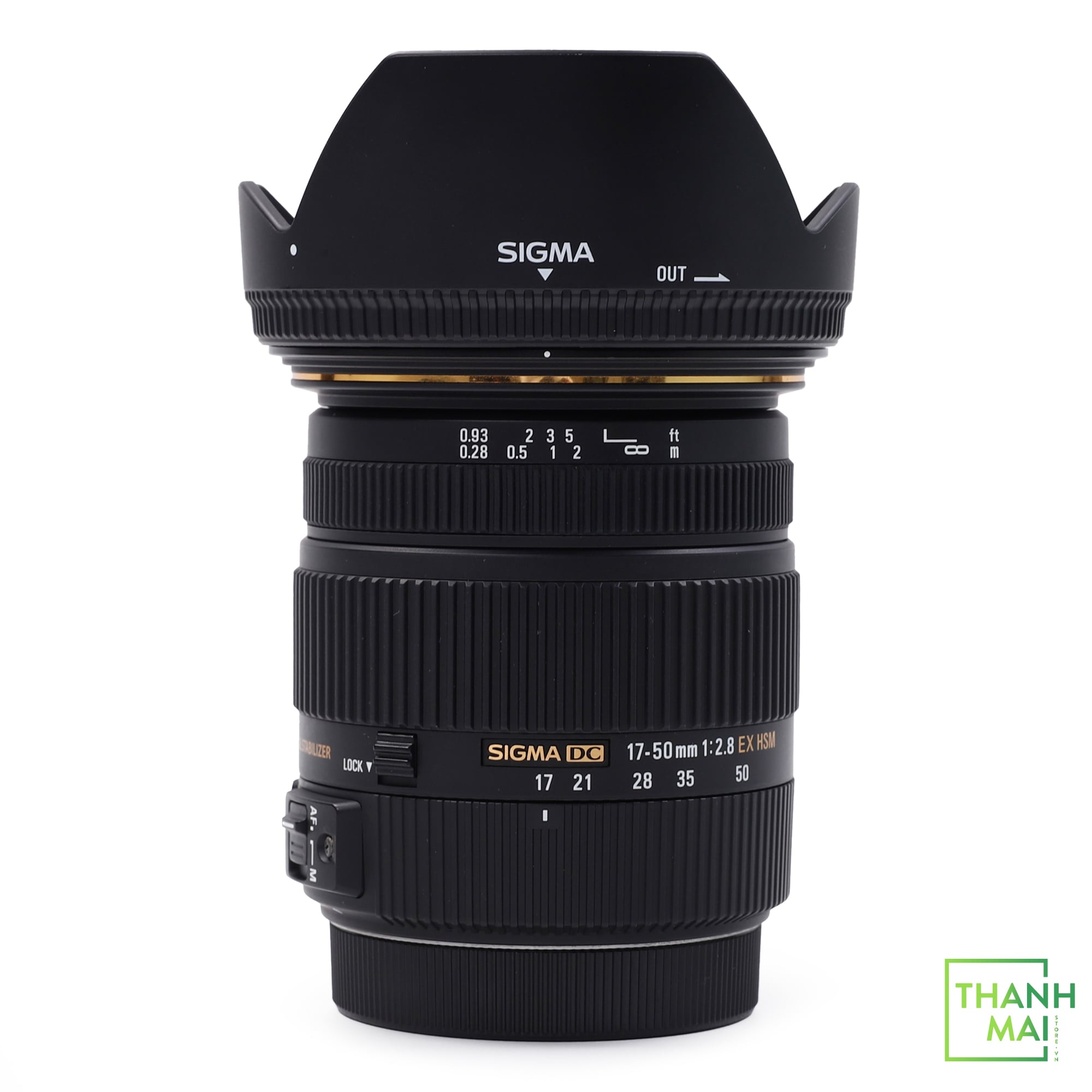 Ống kính Sigma 17-50mm f/2.8 EX DC OS HSM For Canon
