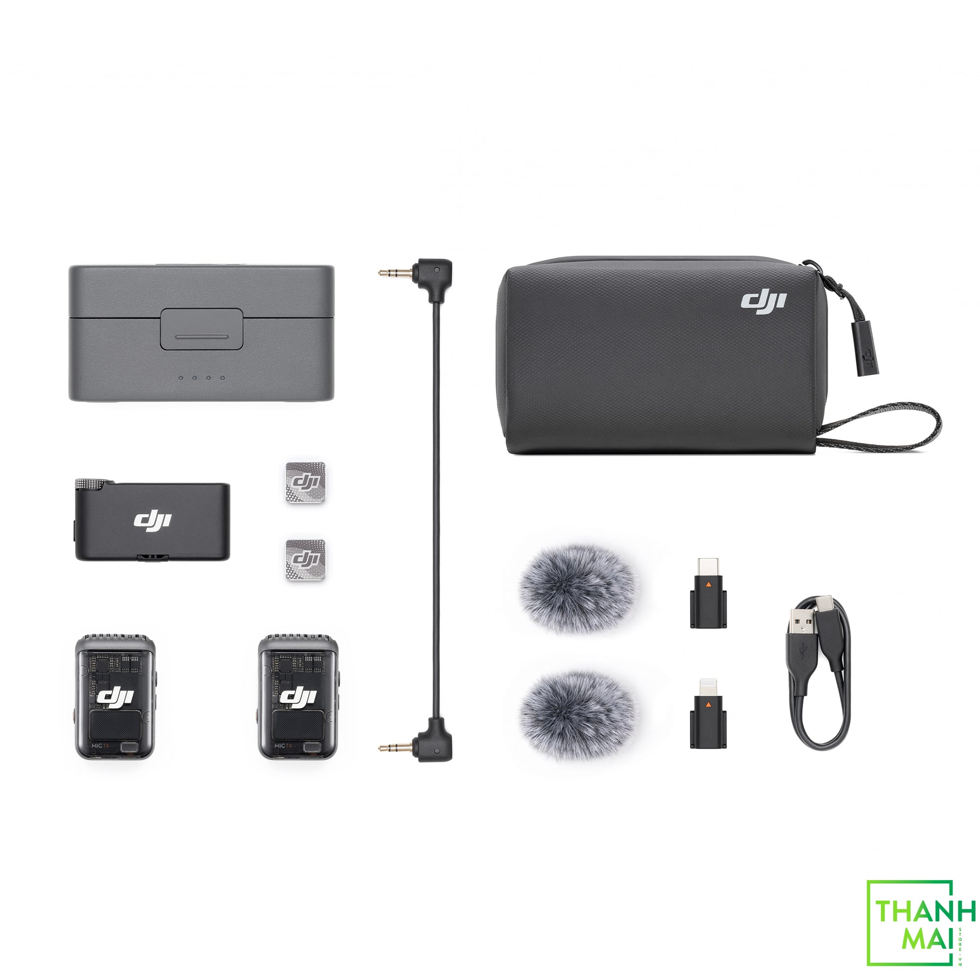 Microphone không dây DJI Mic 2 ( 2 TX + 1 RX + Charging Case )