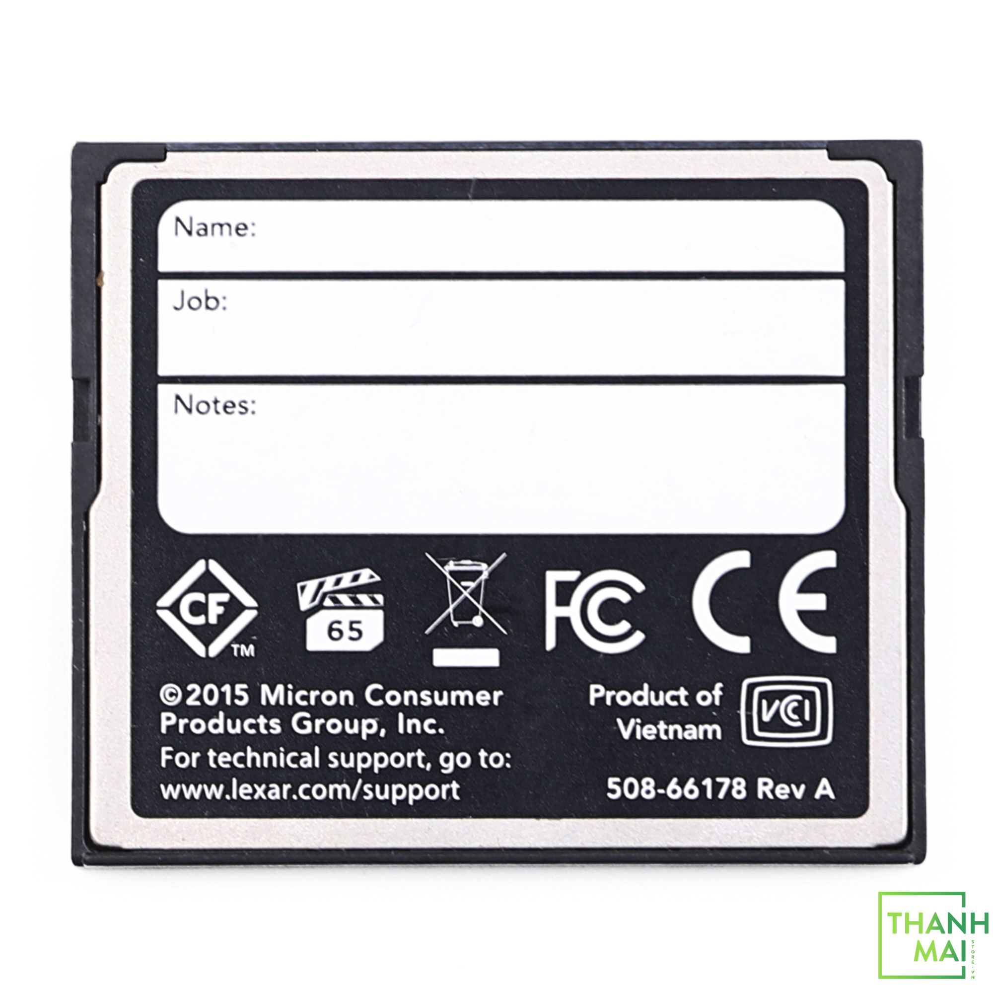 Thẻ Nhớ Lexar CF 128GB Professional 1066x (160 Mb/s)