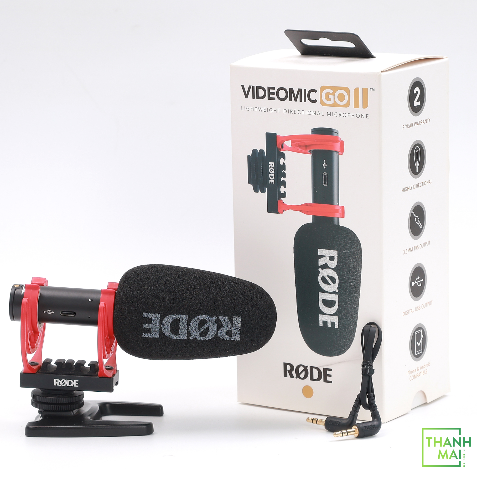 Microphone RODE VideoMic GO II