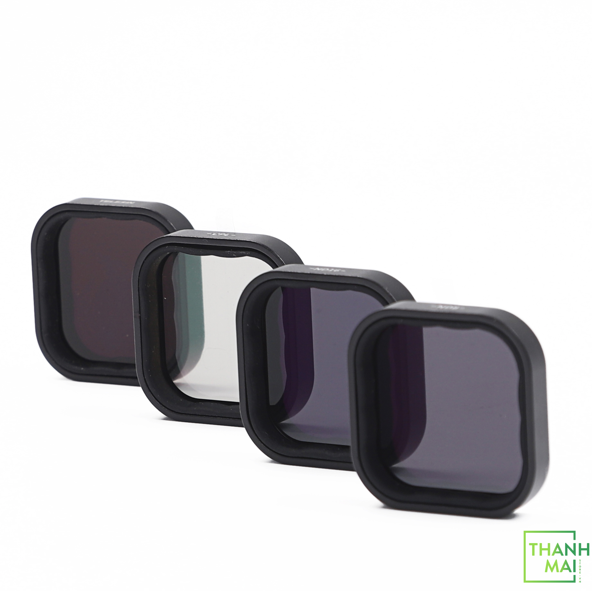 TELESIN 4-Pack Lens Filter CPL ND8 ND16 ND32 Compatible for GoPro Hero 12 Hero 11 Hero 10 Hero 9 Black