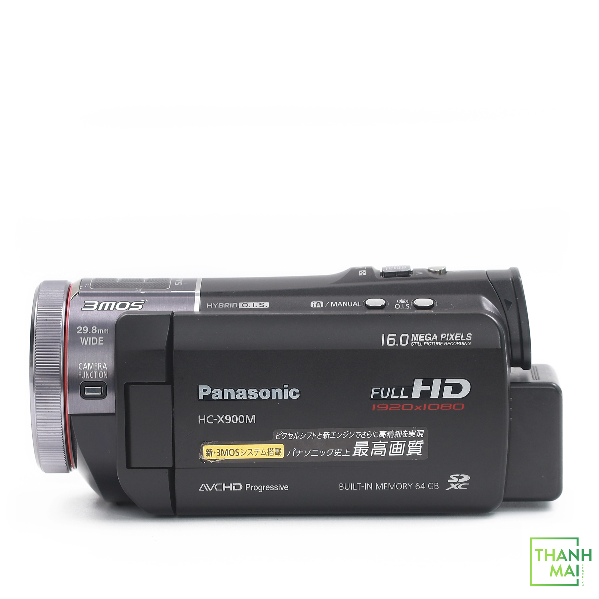 パナソニックPanasonic HC-X900M FULL HD新3MOS搭載 Panasonic 32GB HC-X900M 3D Ready Full HD Camcorder HC-X900MK B&H