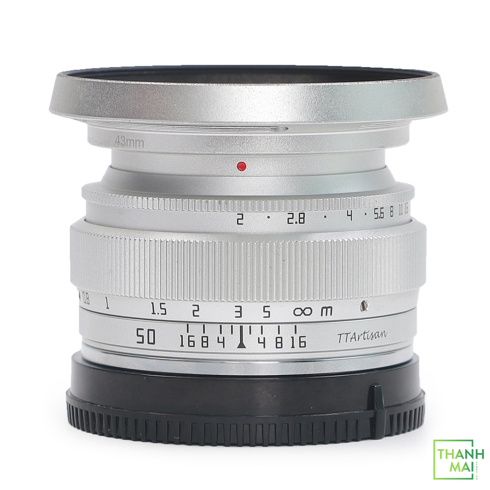 Ống kính Ttartisan 50mm f/2 for Sony E Mount ( Silver )