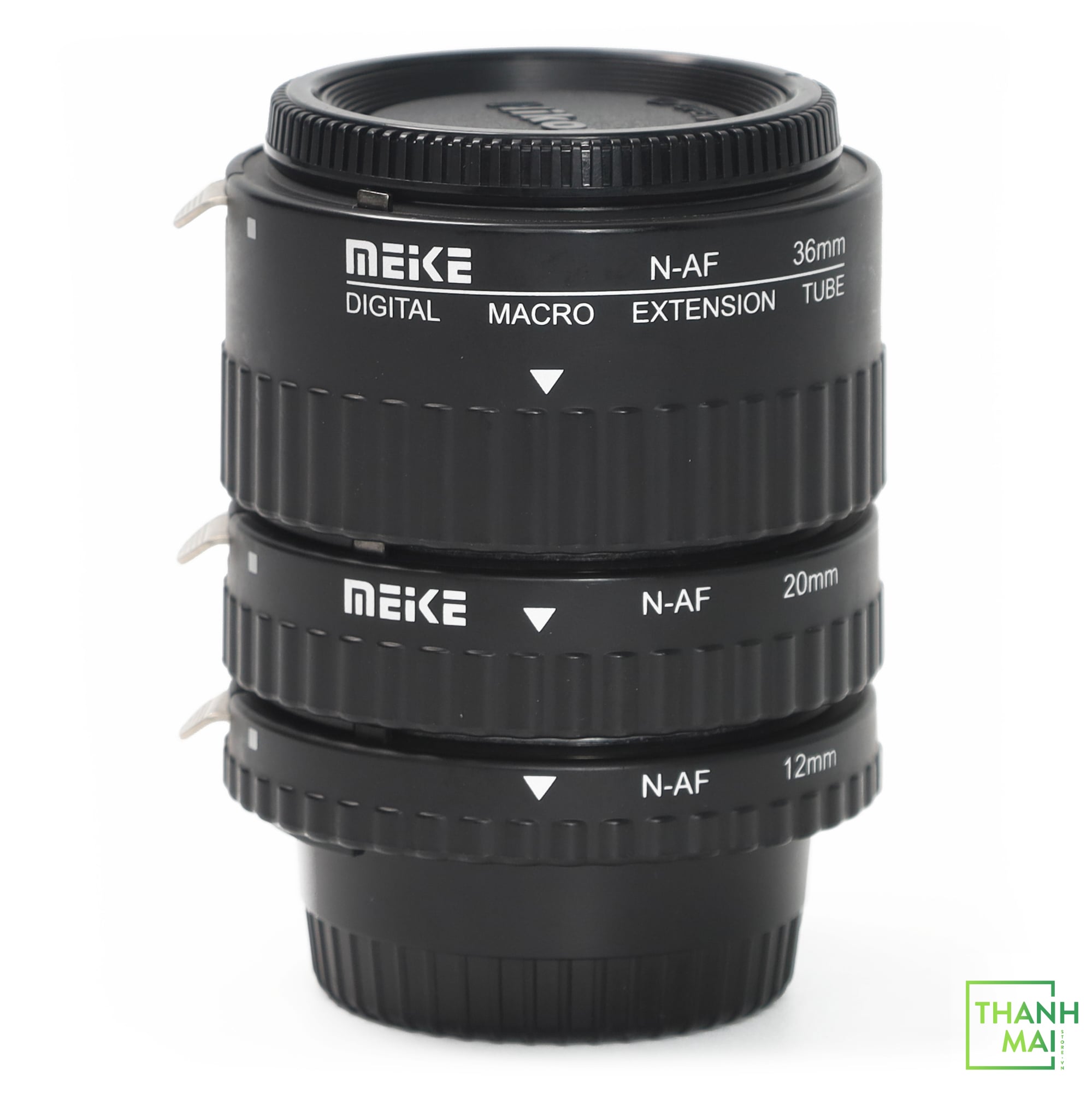 Meike Auto Focus Macro Extension Tube Set Metal Mount 12mm 20mm 36mm for Nikon AF AF-S DX FX SLR Cameras