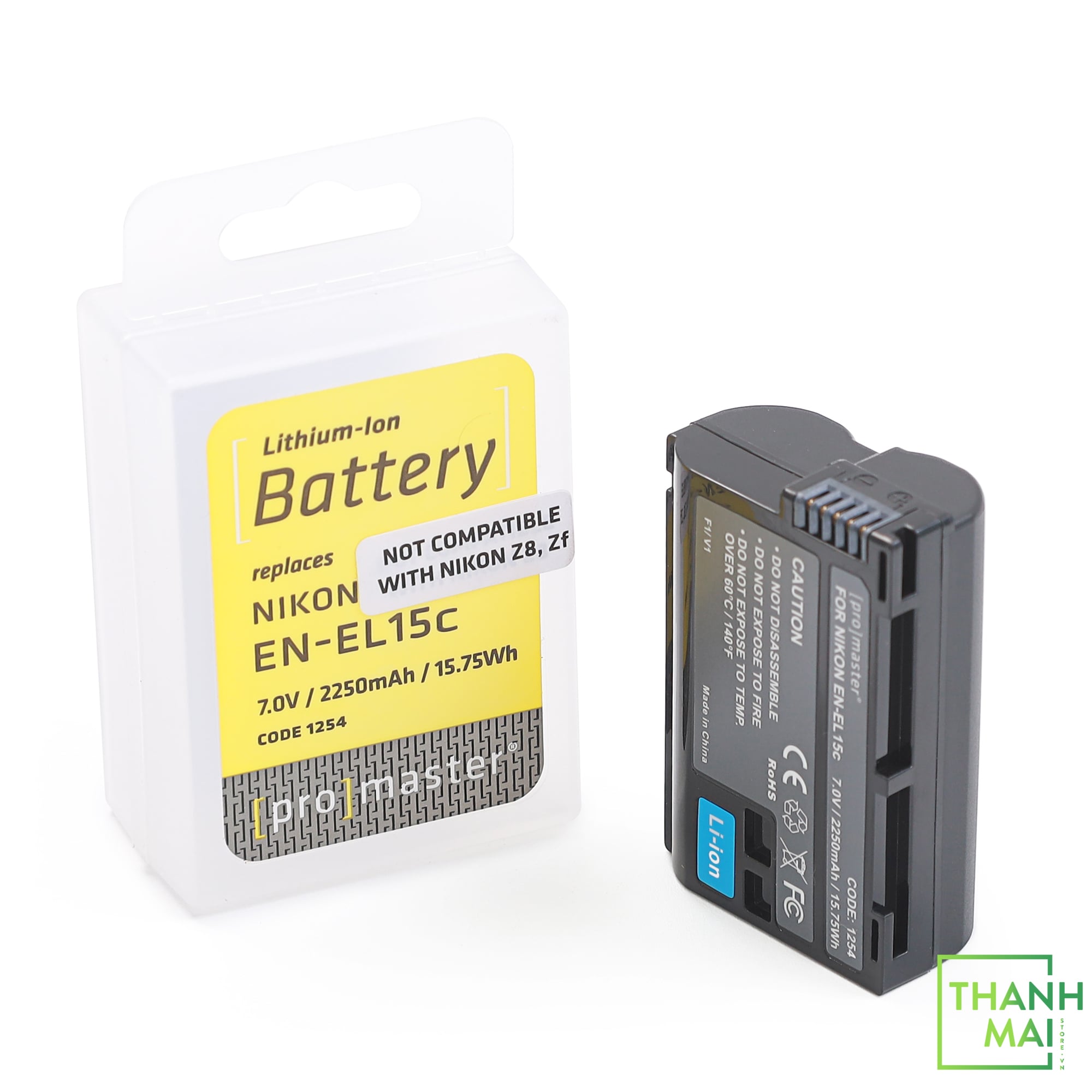Pin ProMaster EN-EL15c Lithium-Ion Battery (for Nikon Z6 II, Z7 II, Z6, Z7, D850, D810, D780, D7500, D7200, D610, D500)