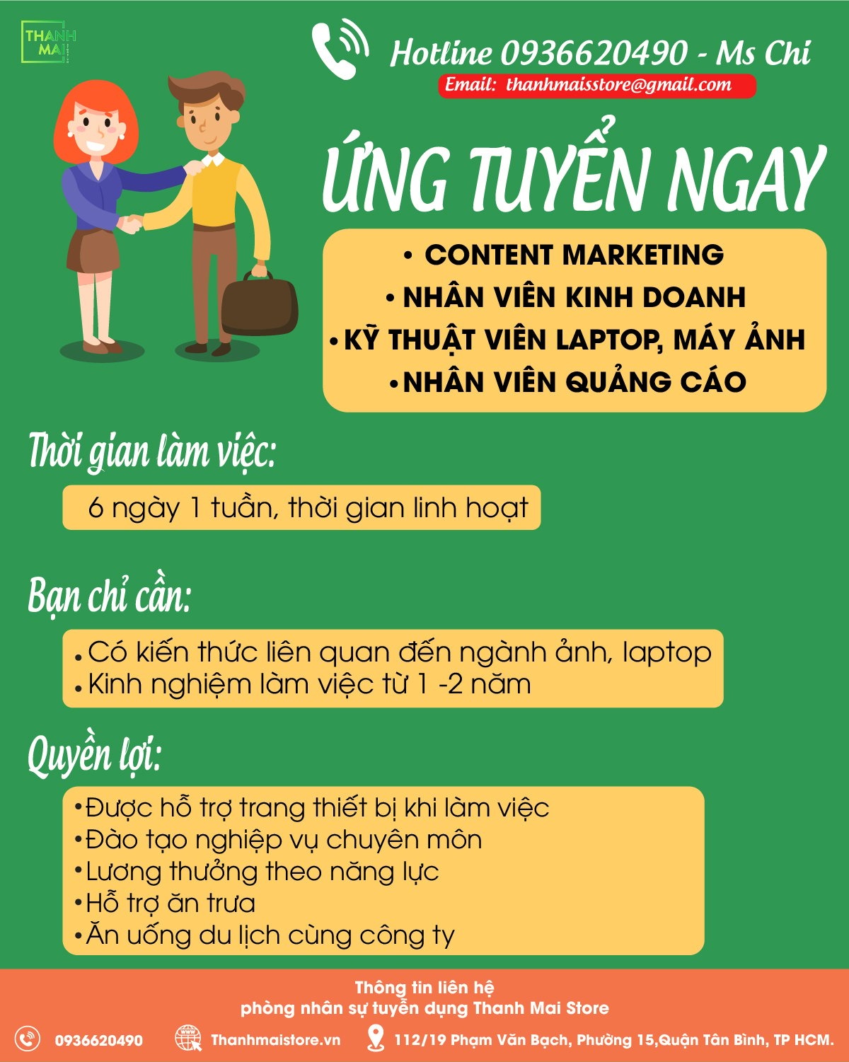 [ GÓC TUYỂN DỤNG] Thanh Mai Digital tìm đồng đội