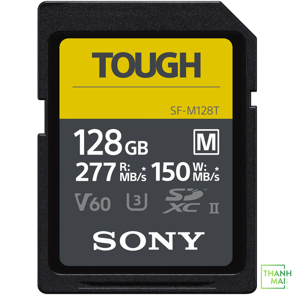 Thẻ nhớ SDXC Sony Tough 128GB 277Mb/150Mb/s (SF-M128T)