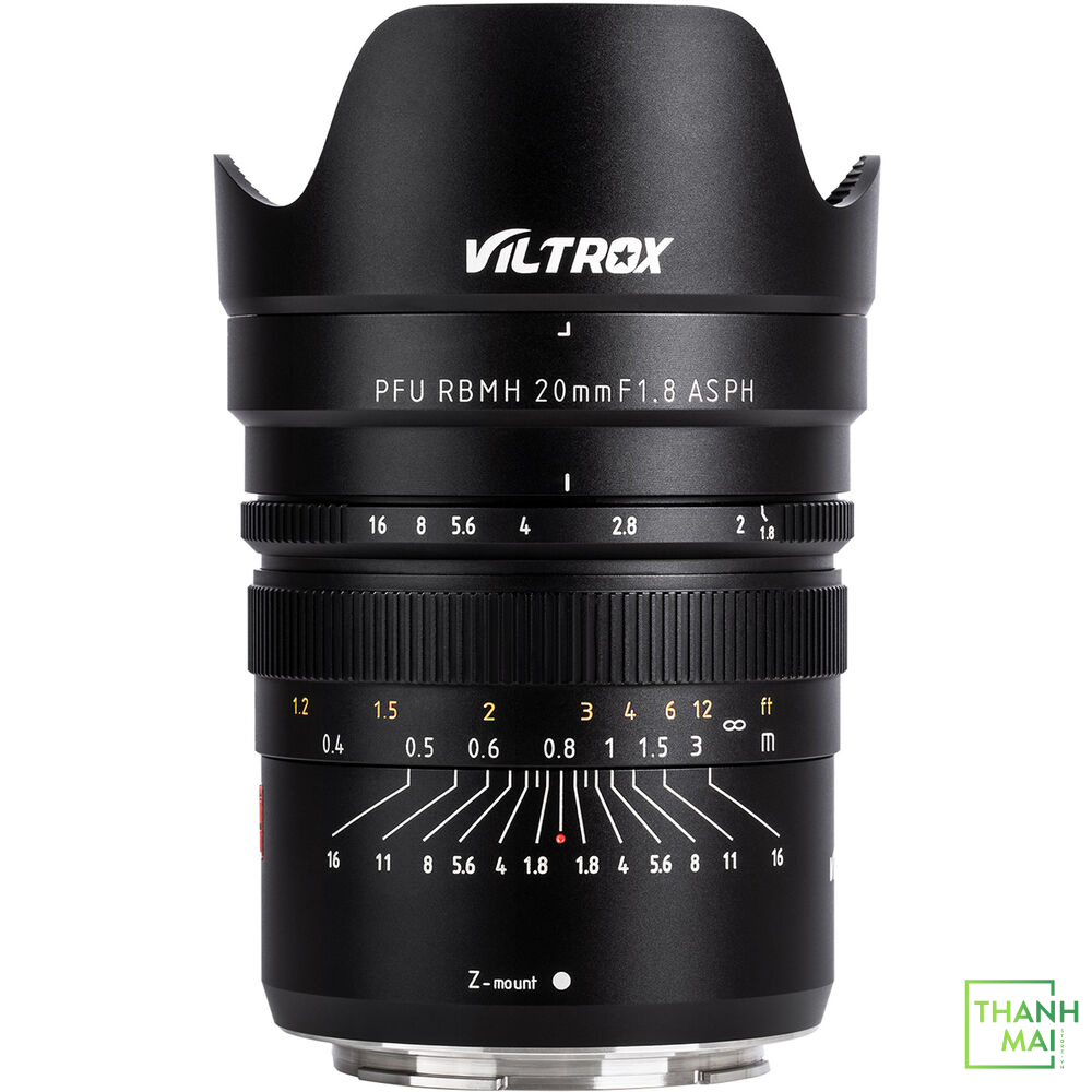 Ống Kính Viltrox PFU RBMH 20mm f/1.8 For Nikon Z-mount