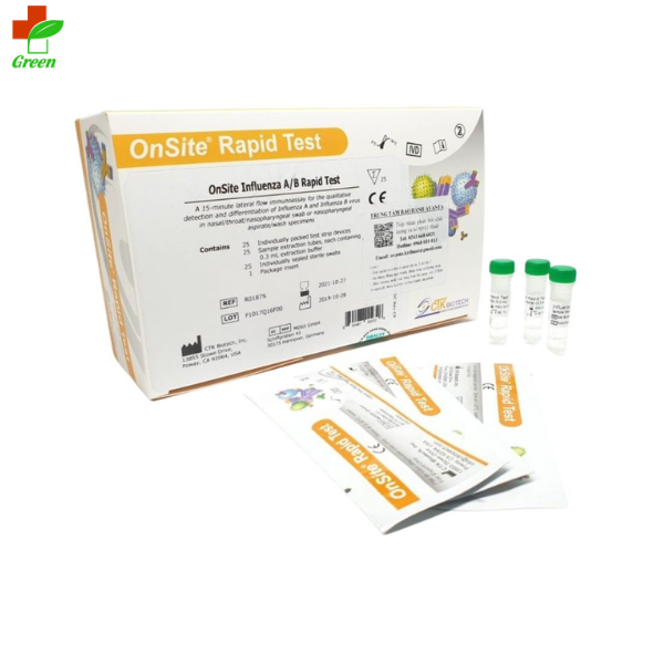 Que test nhanh HIV CTK Biotech