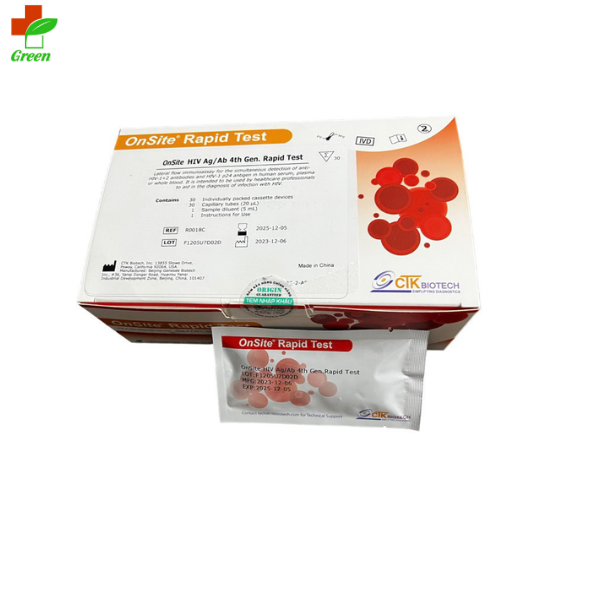 Que test nhanh HIV CTK Biotech