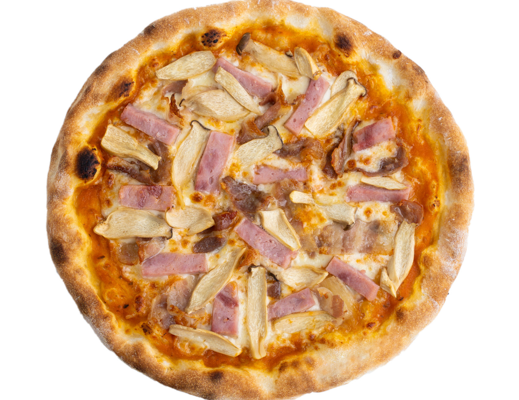 Pizza Thịt nguội và nấm - Lam Pizza