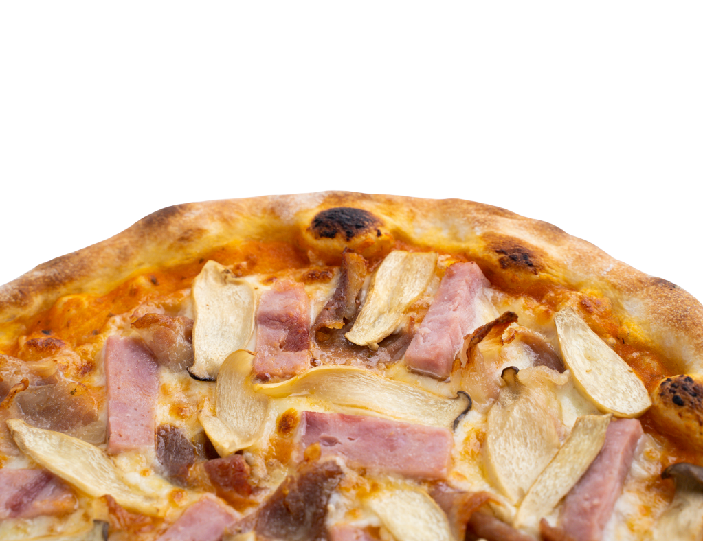Pizza Thịt nguội và nấm - Lam Pizza