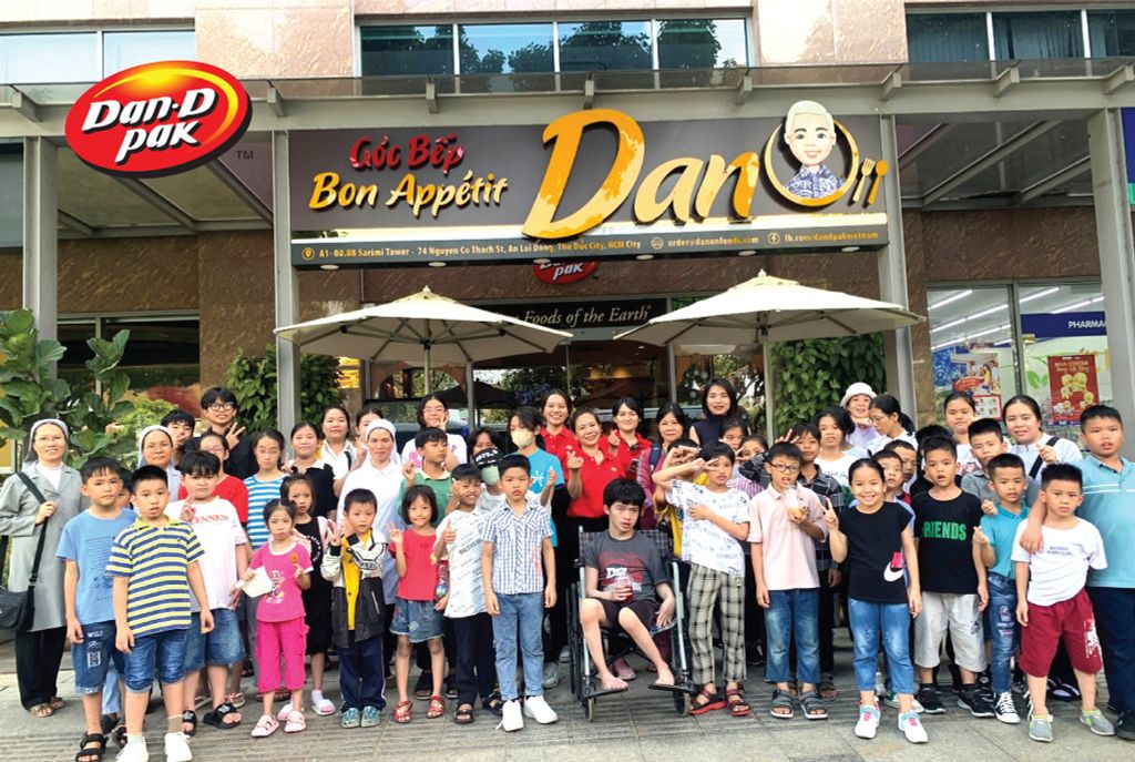 Hoạt động của Dan On Foundation diễn ra tại Góc bếp Bon Appétit Dan