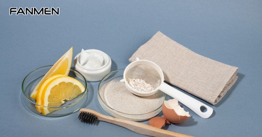 Sử dụng chanh kết hợp với kem đánh răng