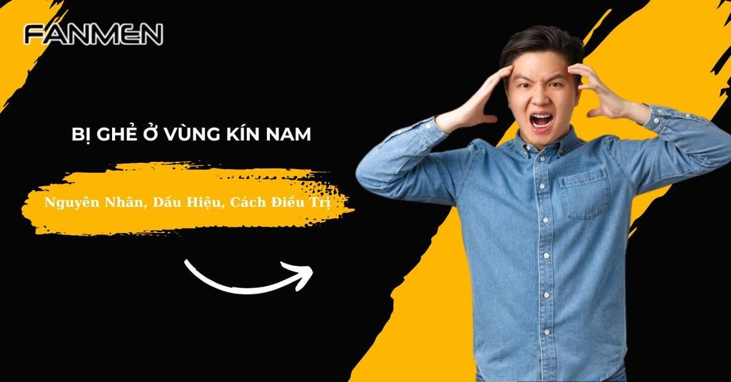 bị ghẻ ở vùng kín nam