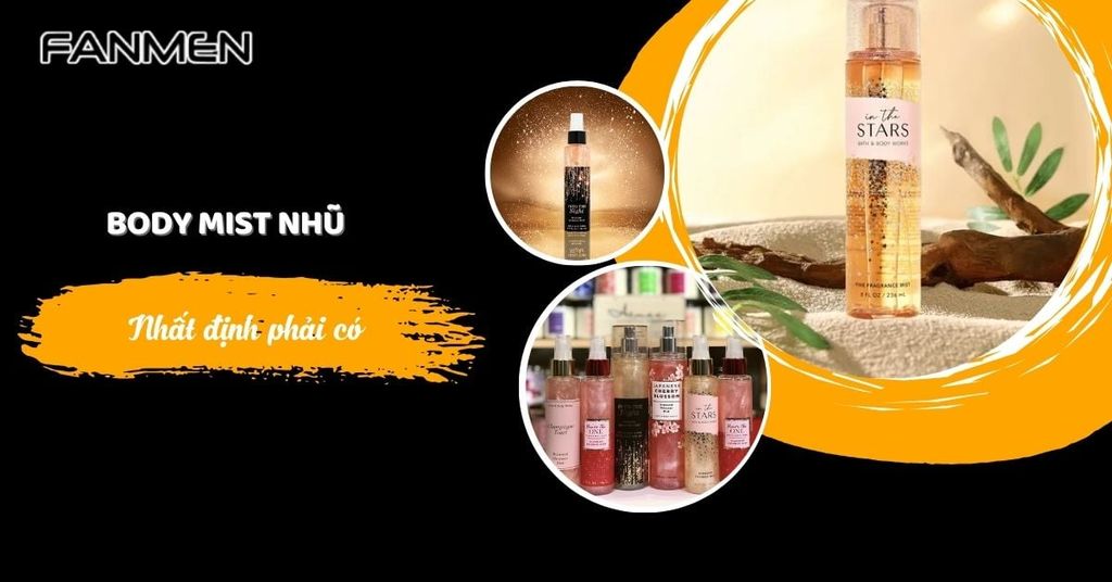 body mist nhũ