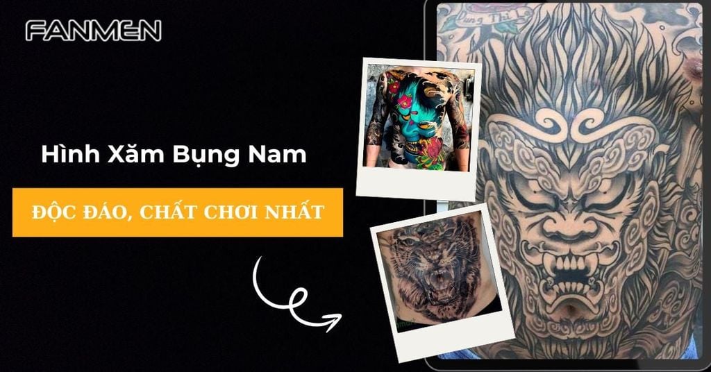 Hình xăm bụng nam