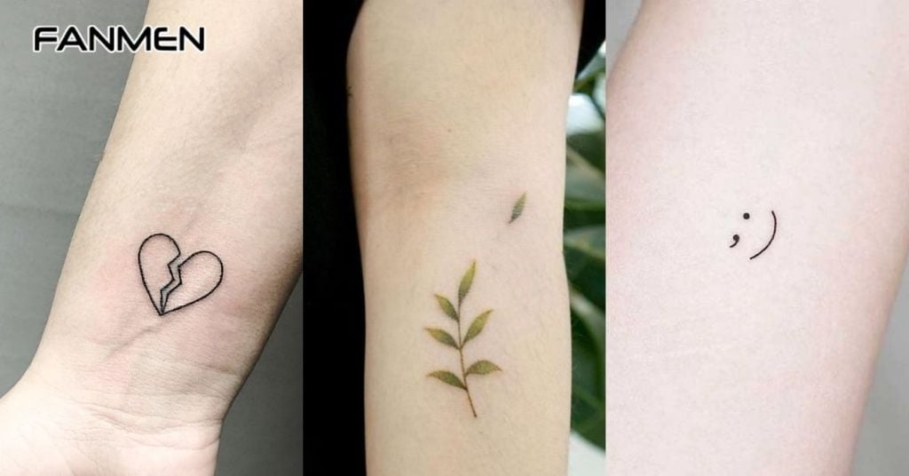 Hình xăm buồn tối giản 1