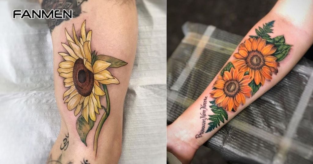 Hình xăm may mắn cho nam mệnh Hoả