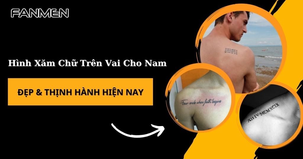 Hình Xăm Chữ Trên Vai Cho Nam