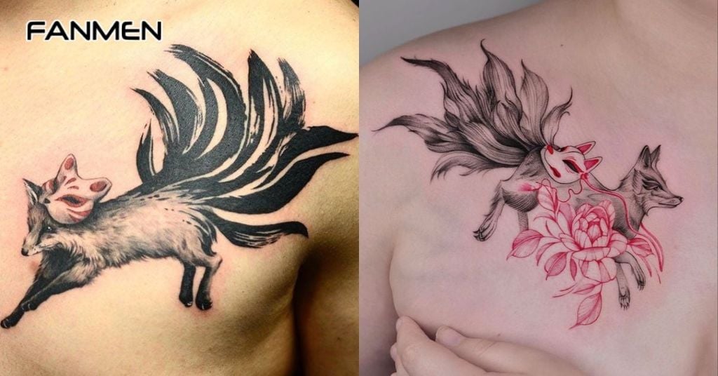 Hình xăm hồ ly truyền thống Á Đông 3
