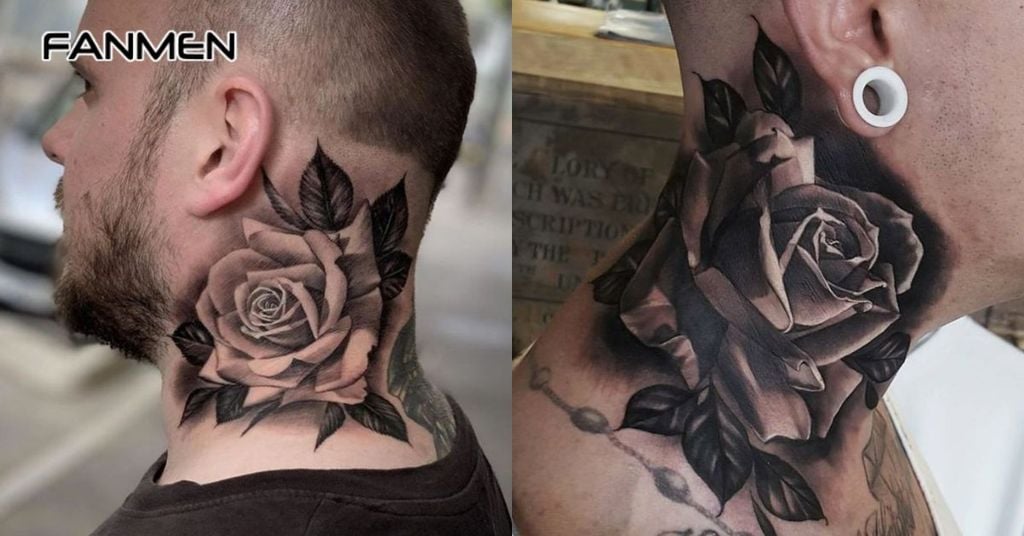 Hình xăm hoa hồng đen 5