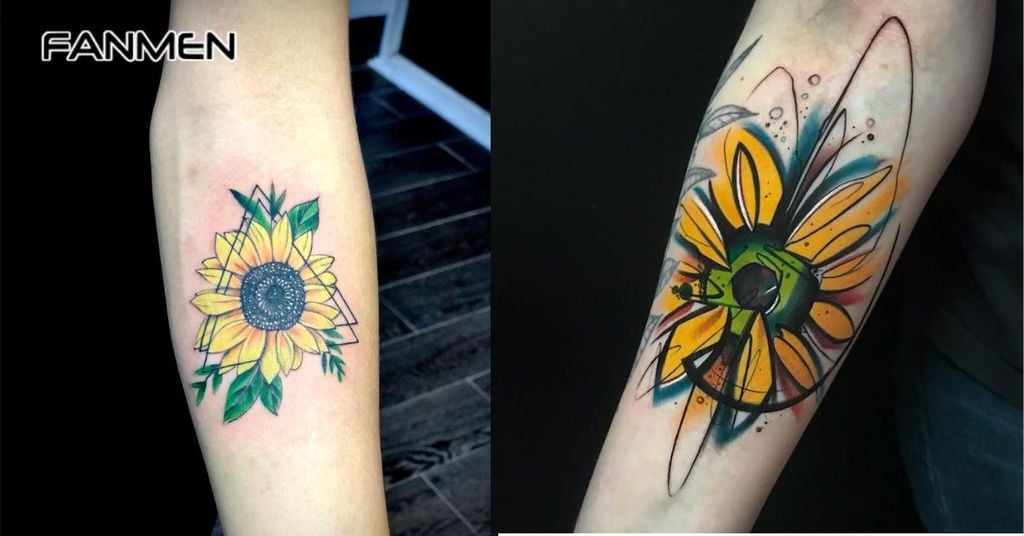 Hình xăm hoa hướng dương