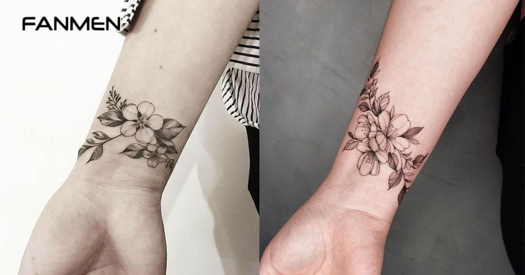 Hình xăm hoa mai&nbsp;2