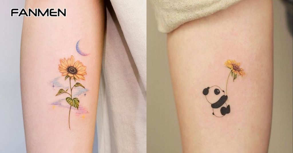 Hình xăm hoa mini 3