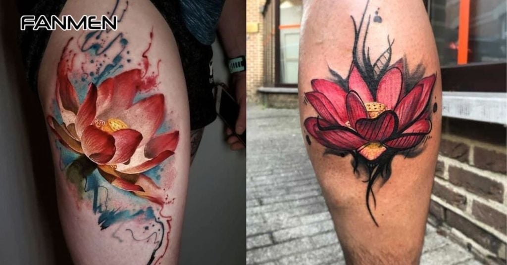 Hình xăm hoa sen