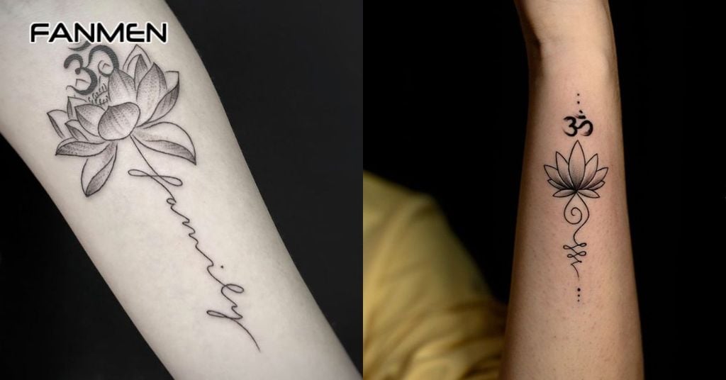 Hình hoa sen chữa phạn 3