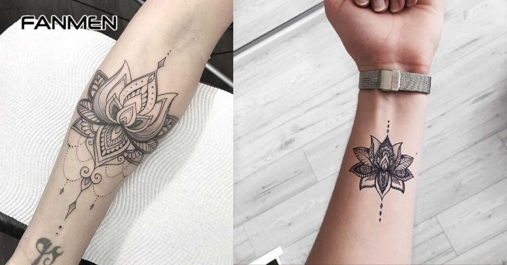 Hình hoa sen Mandala 1