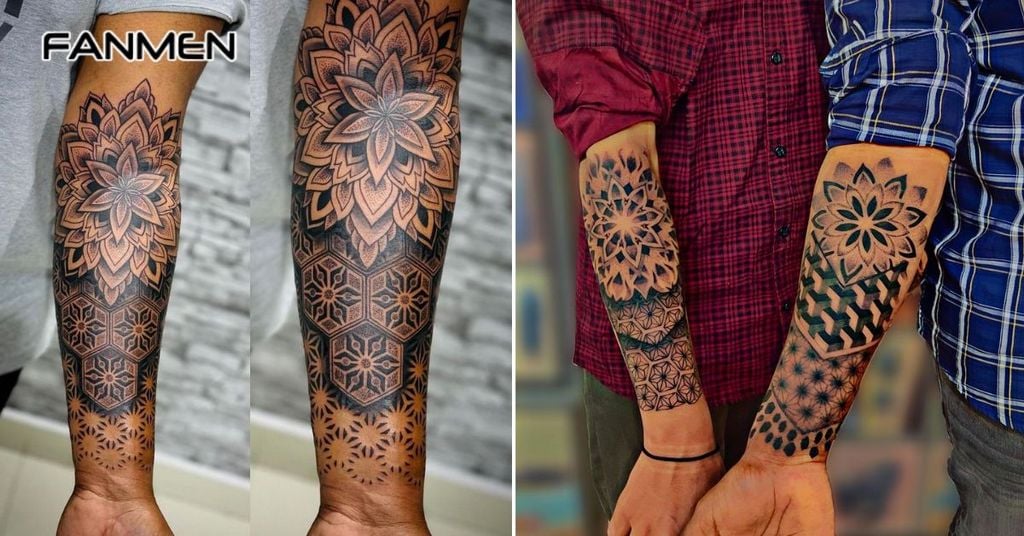 Hình xăm hoa văn cánh tay đẹp cho nam 10