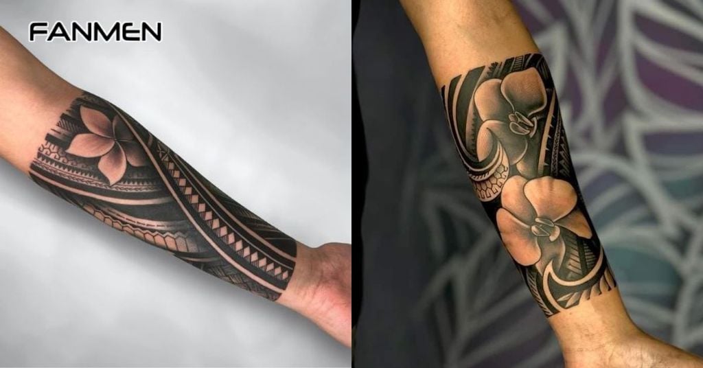 Hình xăm hoa văn cánh tay đẹp cho nam 3