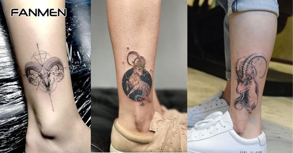 Hình xăm mắt cá chân mang yếu tố văn hóa 10