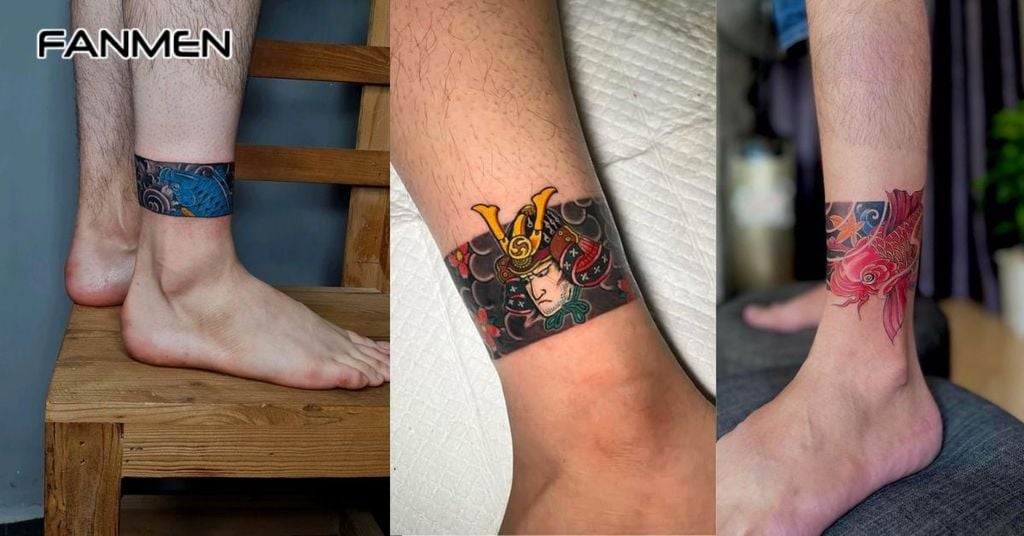Hình xăm mắt cá chân mang yếu tố văn hóa 2