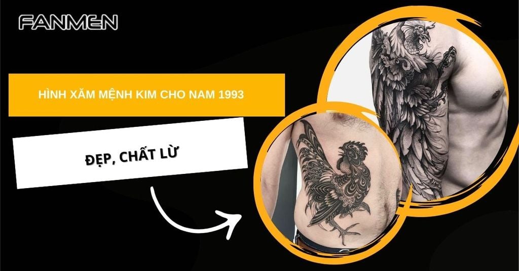 Hình xăm mệnh kim cho nam 1993