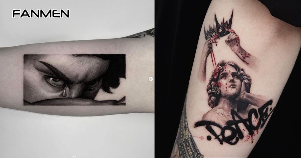 Hình xăm mini nam chất