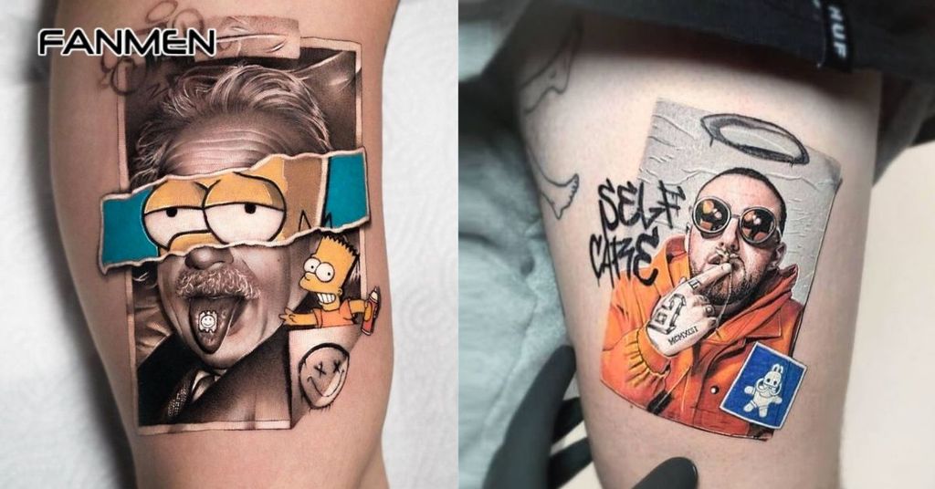 Hình xăm mini nam chất