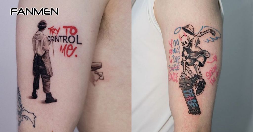 Hình xăm mini nam chất