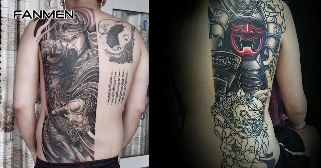 Hình xăm nửa lưng 9