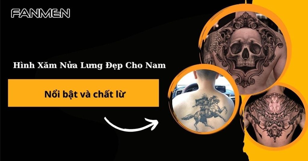 Hình xăm nửa lưng đẹp cho nam